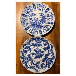 Exquisite Blue Wear Plates (2)